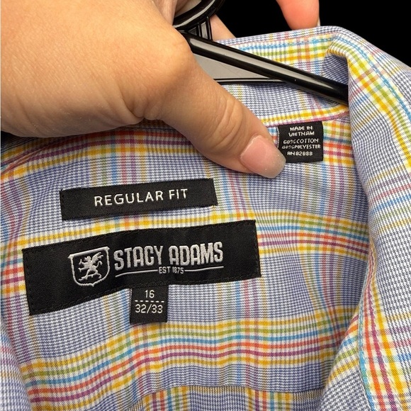 Stacy Adams Multicolor Plaid Shirt - Picture 6 of 9